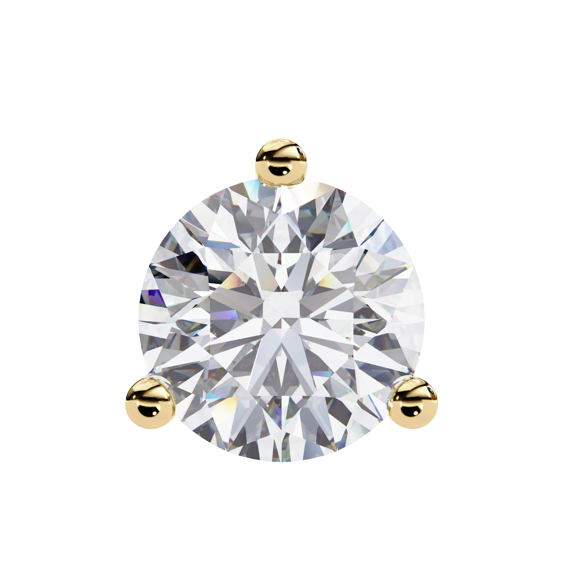 2.57ct Round Diamond Stud Earrings – Solitairekart